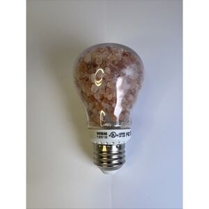 WBM smart Himalayan pink salt 1651b Bulb Night Light Amber Orange WORKING
